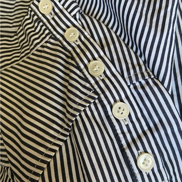 J. Crew High-Low Striped Shirt - Picture 9 of 11